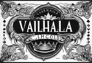 Valhalla chains dark cloud tattoo idea