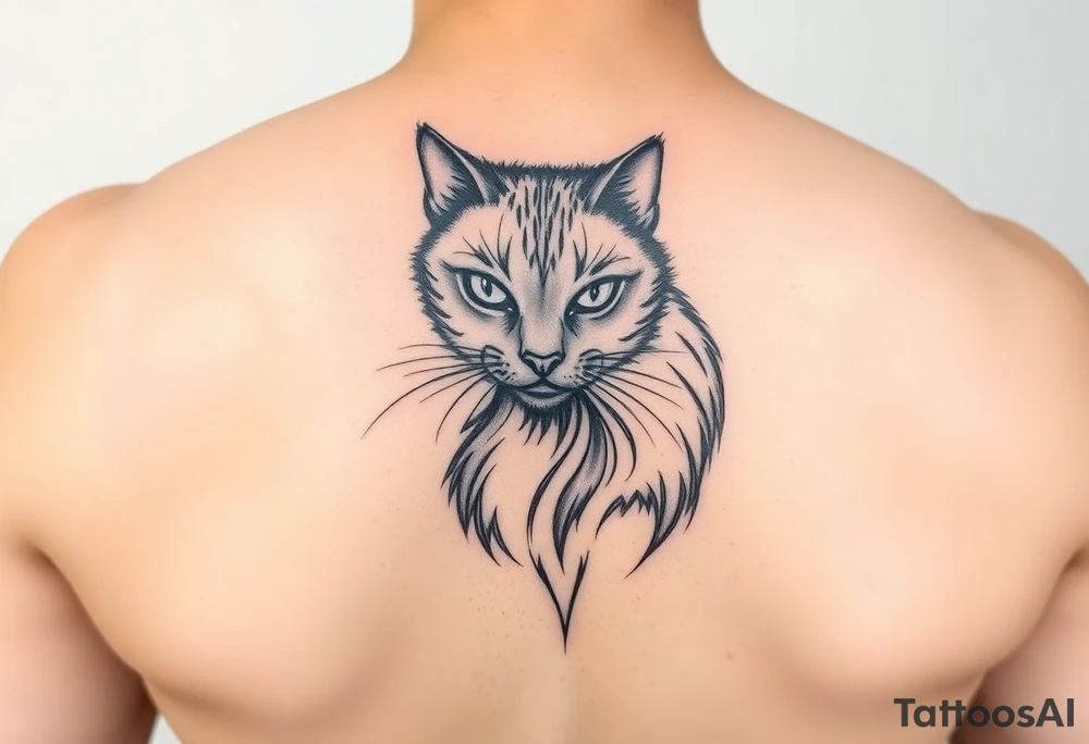 Black Cat tattoo idea