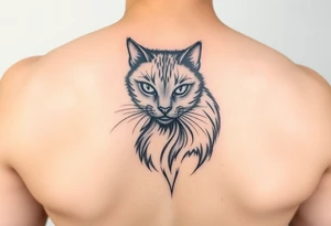 Black Cat tattoo idea