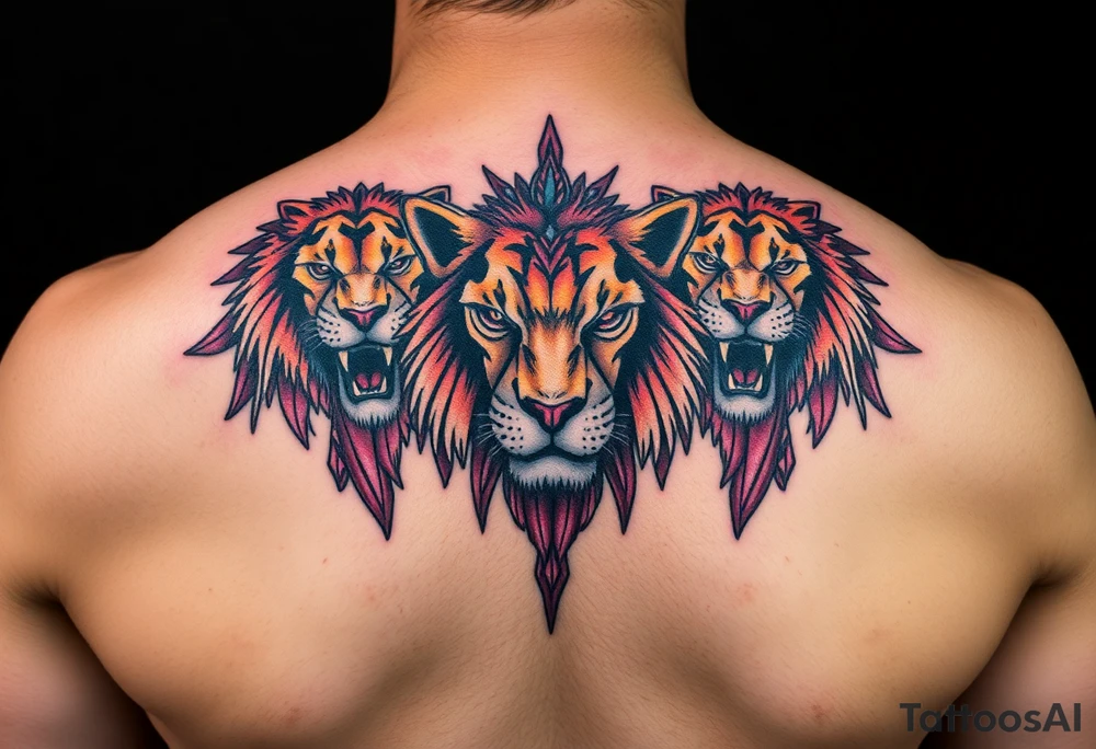 Pride of lions tattoo idea