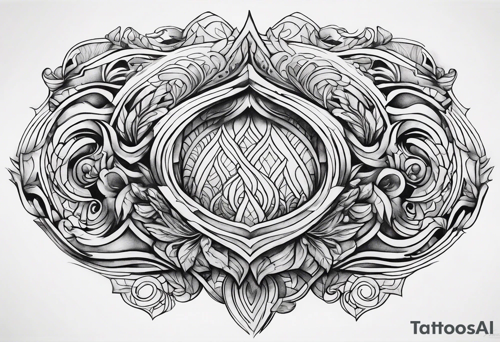 Meander tattoo idea