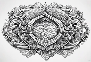 Meander tattoo idea