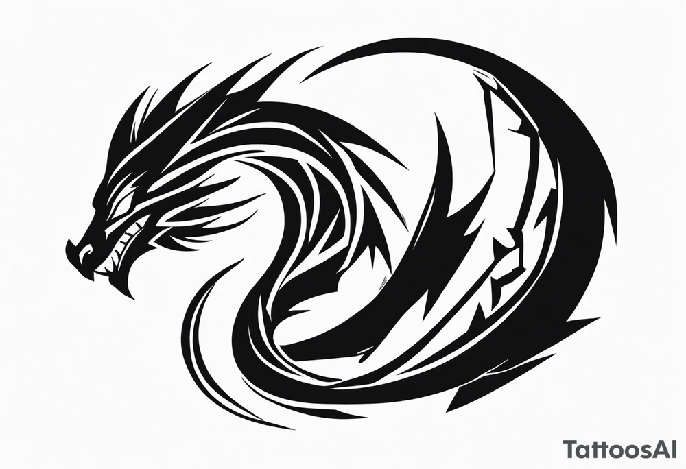 dragon, gaara from naruto symbol tattoo idea