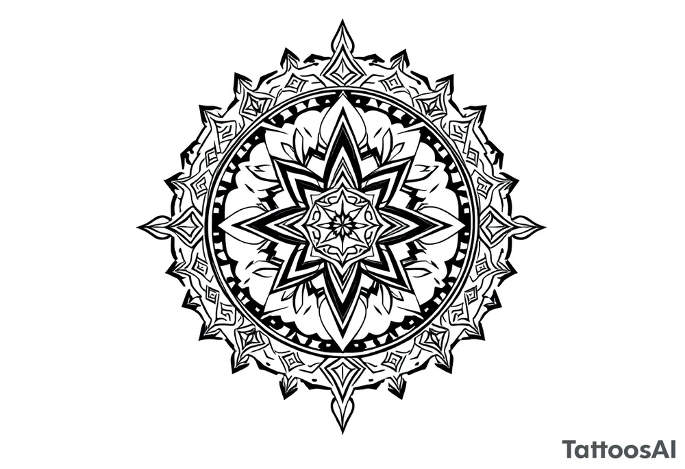 long shaman style mytical bold line with rhyme tattoo idea long shaman style mytical bold line with rhyme tattoo idea