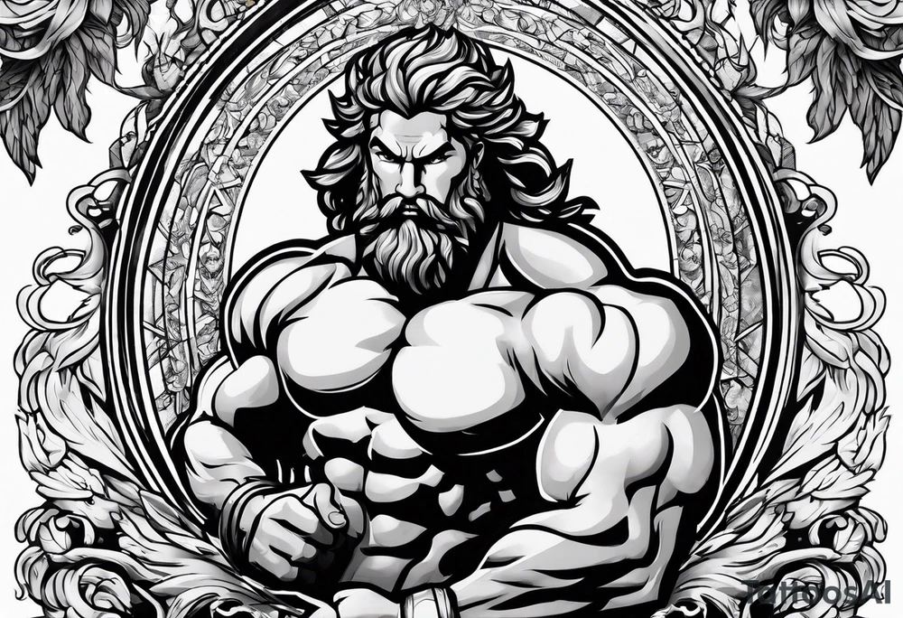 Hercules with prayer sleeve tatoo tattoo idea