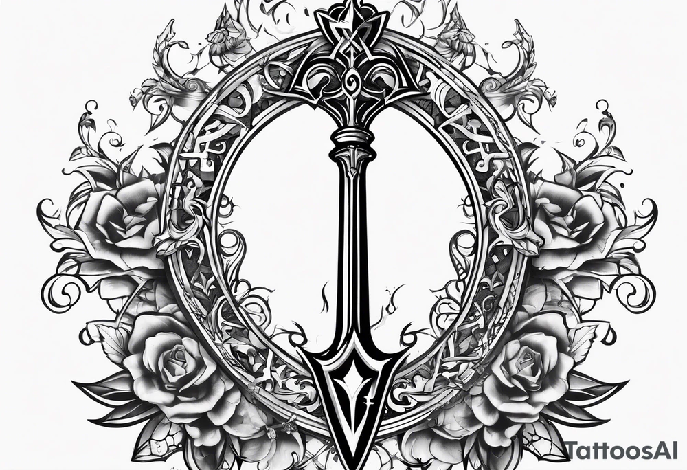 Kingdom Hearts Keyblade tattoo idea
