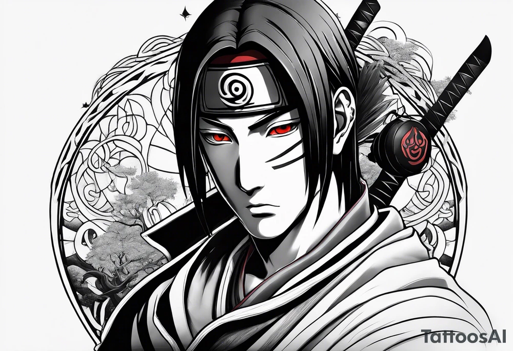 Itachi uchiha tattoo idea