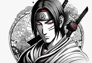 Itachi uchiha tattoo idea