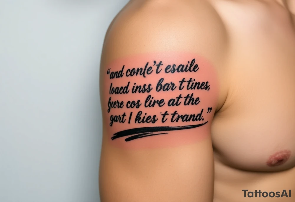 Quotes , paintbrush tattoo idea