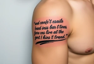 Quotes , paintbrush tattoo idea