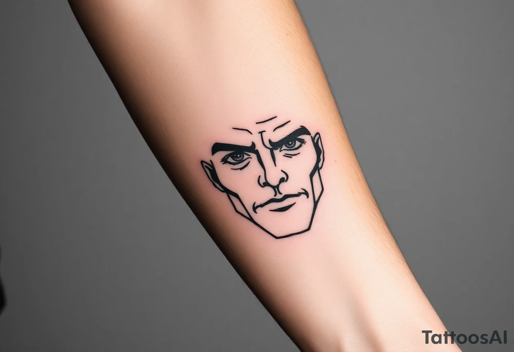 poker face tattoo idea