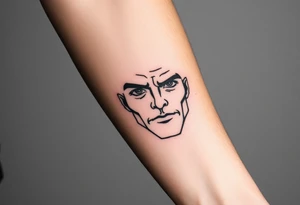 poker face tattoo idea