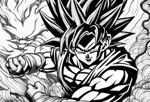dragon ball z tattoo idea