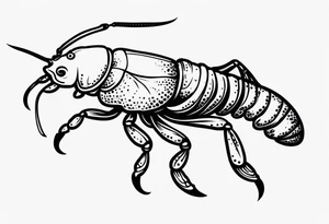 navy medicine crawfish tattoo idea