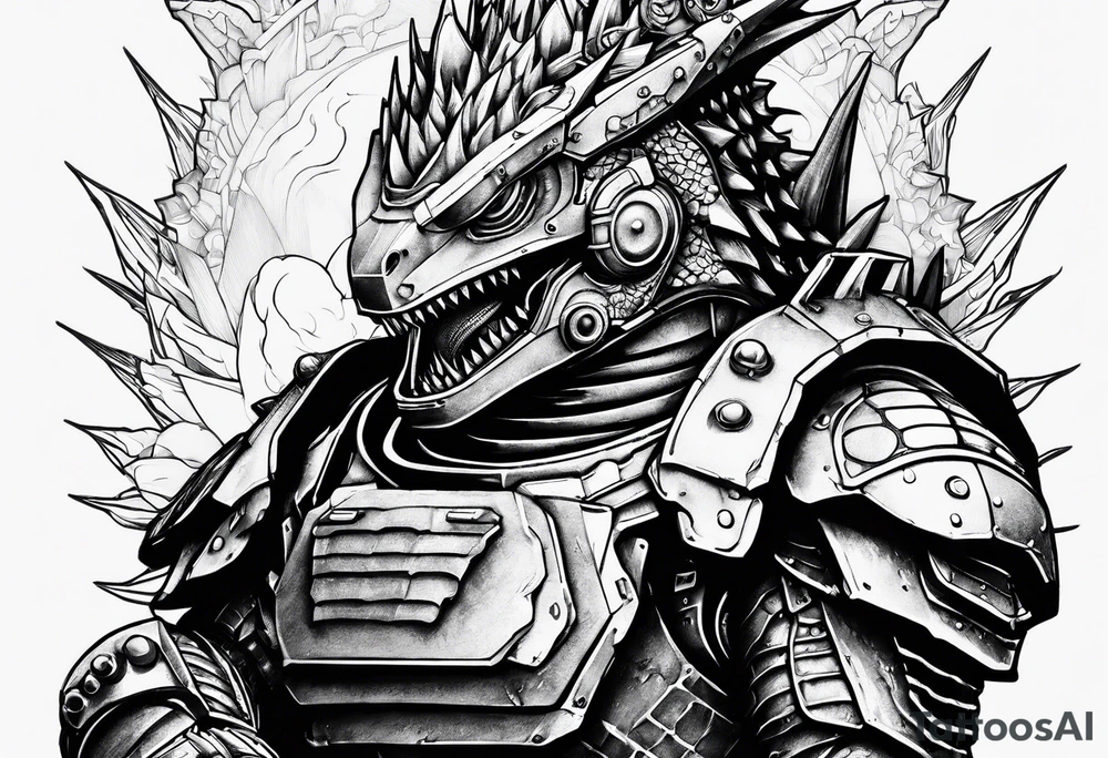 Mechagodzilla tattoo idea