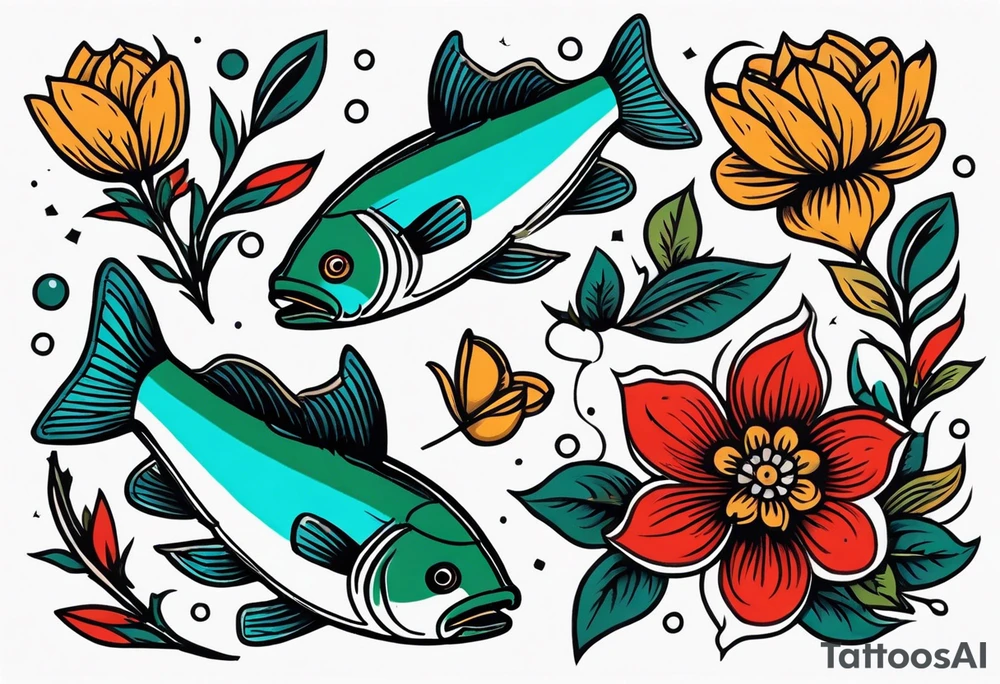 fishing


vintage flowers
old school vintage simple traditional design 



bold color simple tattoo idea