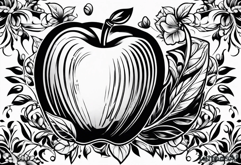 Apple tattoo idea
