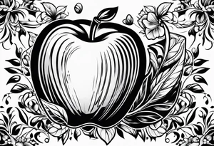 Apple tattoo idea