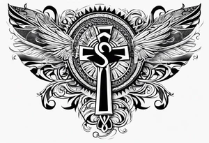 ankh, maori tattoo idea