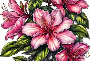 Azalea tattoo idea