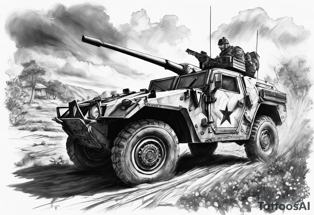 Battlefield tattoo idea