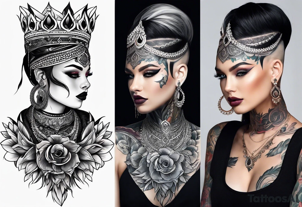 black nazi tattoo idea