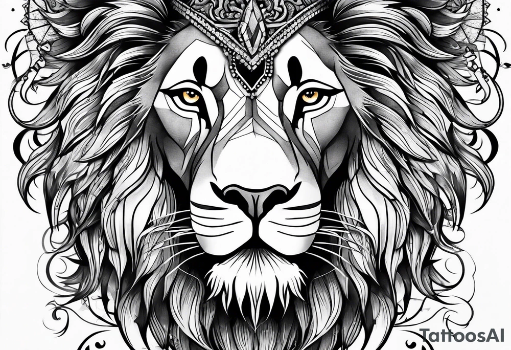 lion tattoo idea