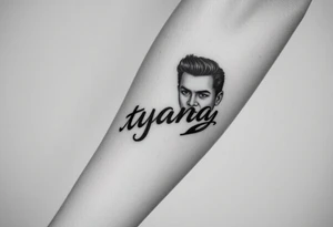 Tatayana name tattoo for a father tattoo idea