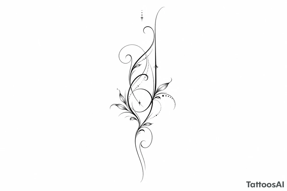 do a j and d but where u cannot see them easily
less details more minimalist tattoo idea