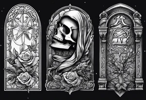 Gravestone tattoo design tattoo idea