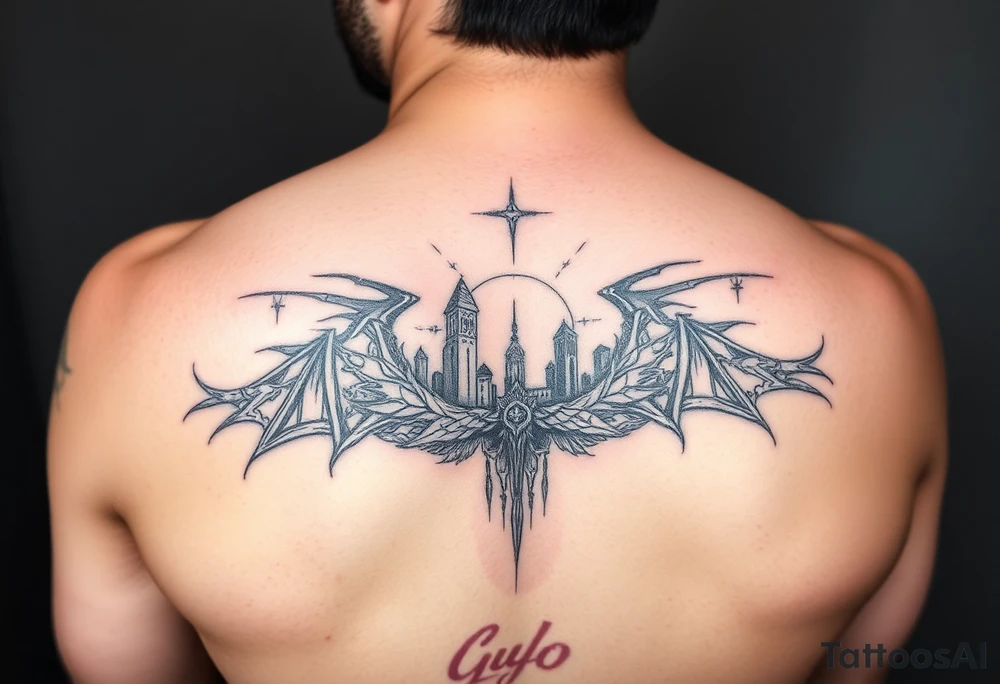The skies of lost carcosa tattoo idea