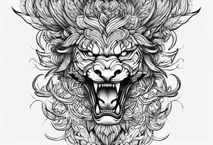 Veiny penis tattoo idea