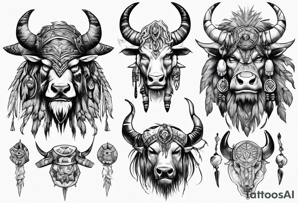 Tauren shaman tattoo idea