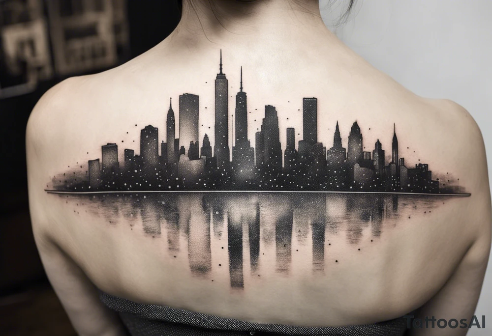 Brooklyn skyline tattoo idea