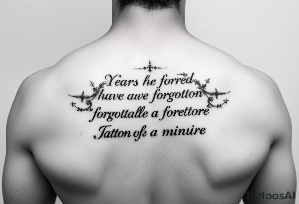 Years of love have been forgotten in the hatred of a minute tattoo idea