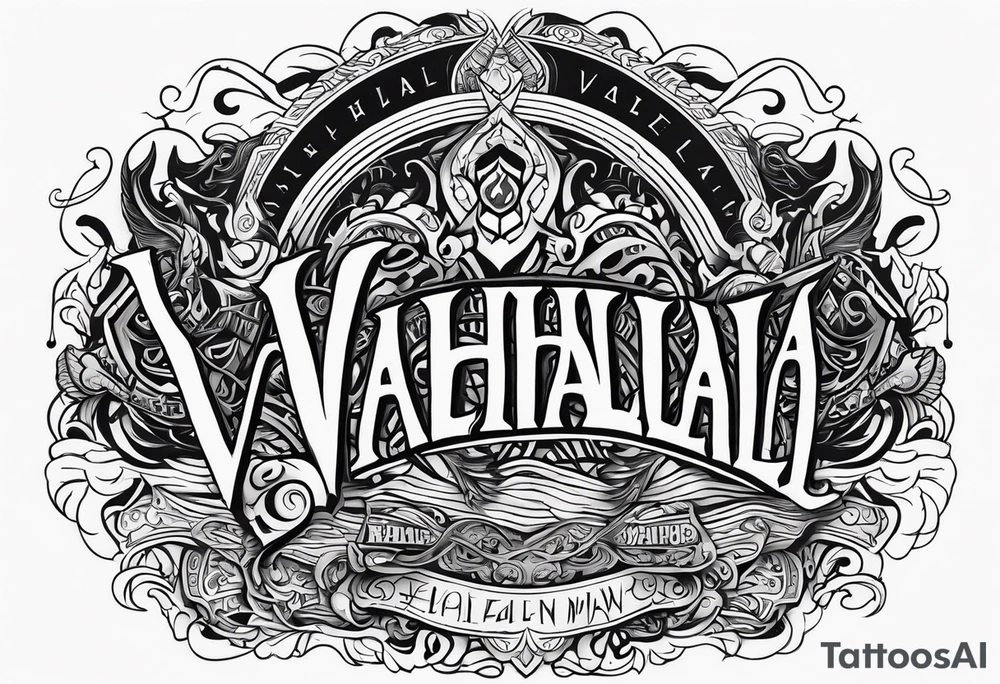 VALHALLA  poem tattoo idea