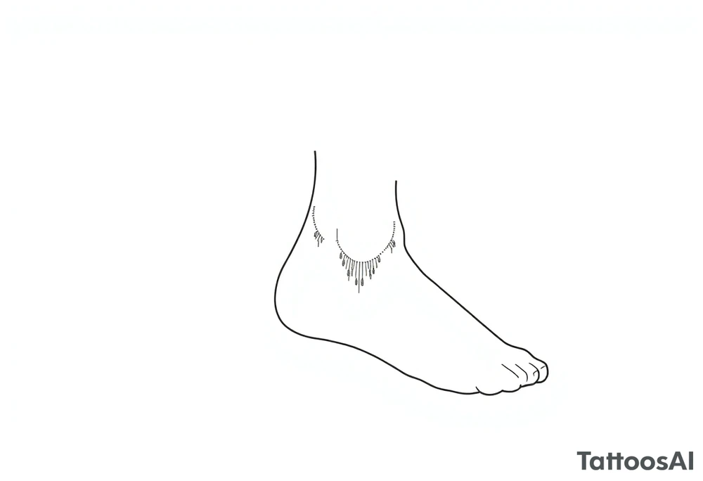 ankle tattoo on the ankle tattoo idea