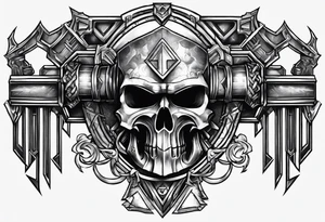 War hammer 40k chest tattoo tattoo idea