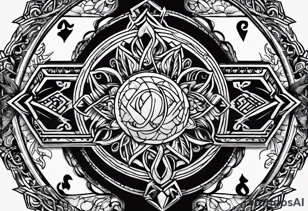 inside the card the rune dagaz tattoo idea
