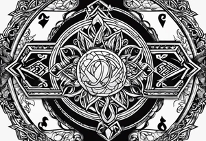 inside the card the rune dagaz tattoo idea