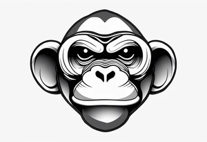 SEE NO EVIL MONKEY EMOJI tattoo idea