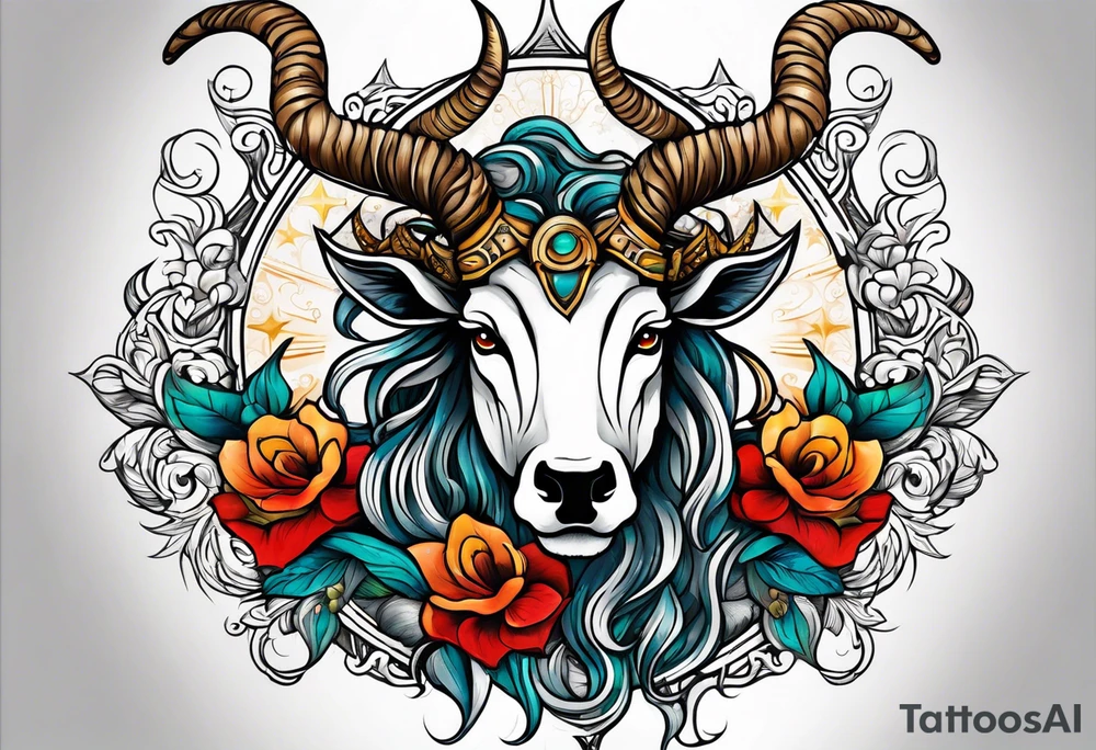 Strength  Capricorn wisdom tattoo idea