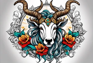 Strength  Capricorn wisdom tattoo idea