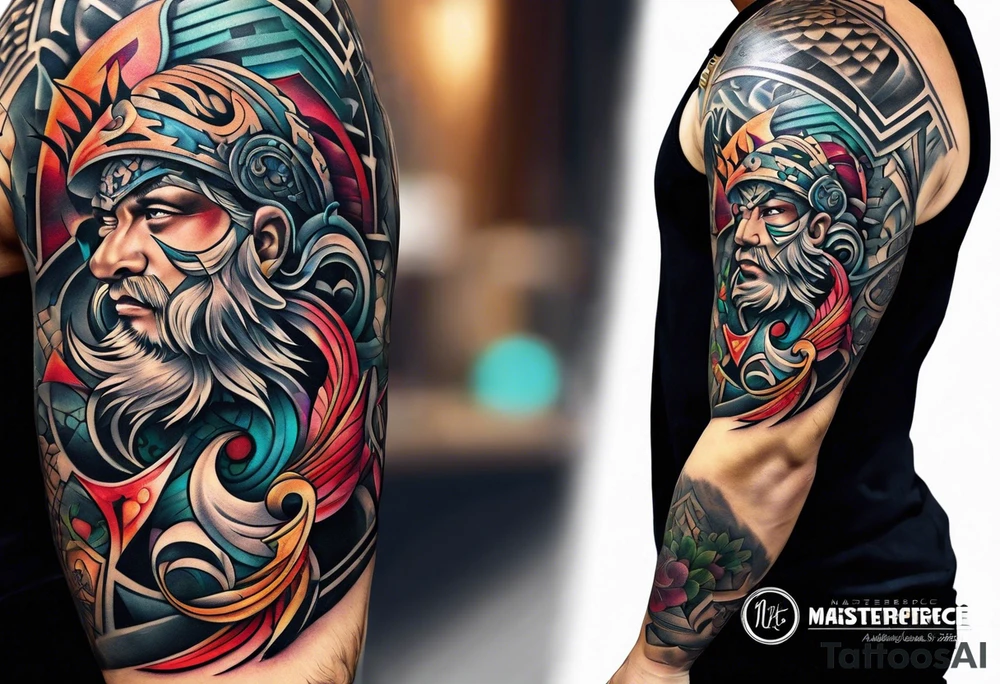Half sleeve tattoo idea