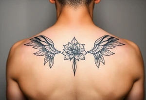 Simple minimalist feminine tattoo small line art on arm tattoo idea