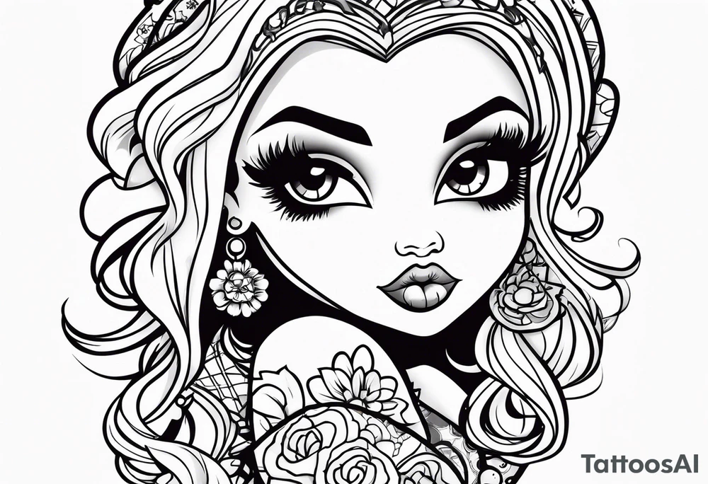 Bratz doll tattoo idea