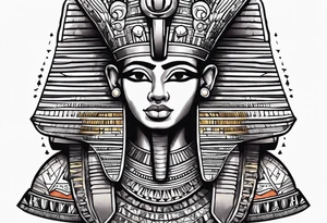 Make a Old Egyptian tattoo for full hand. tattoo idea