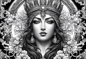 Need to make a cover up for a half sleeve for a male.  Want it to be religious tattoo idea