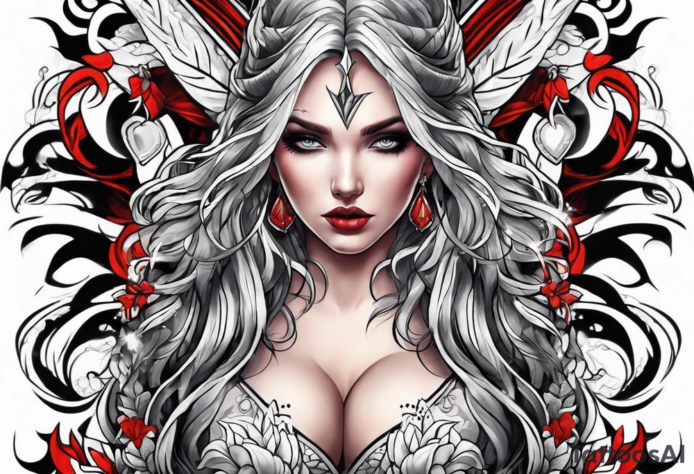 White lightning on hand tattoo idea