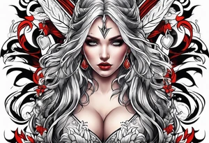 White lightning on hand tattoo idea